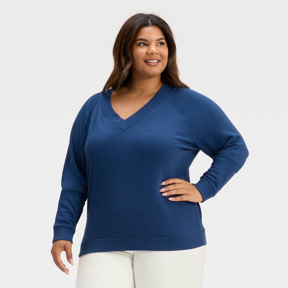 Universal Thread Women's Leisure Studio French Terry Pullover Sweatshirt